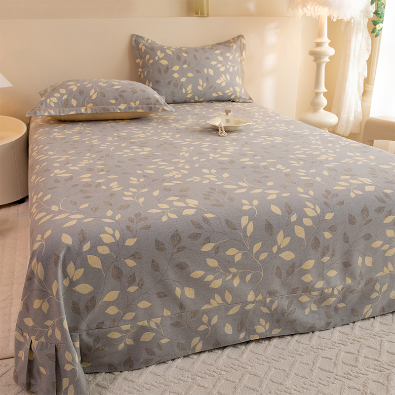 冬季A类加厚100全棉磨毛床单单件