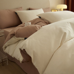 秋冬季 加厚磨毛被套单件单人150x200x230双人全棉纯棉220x240被罩