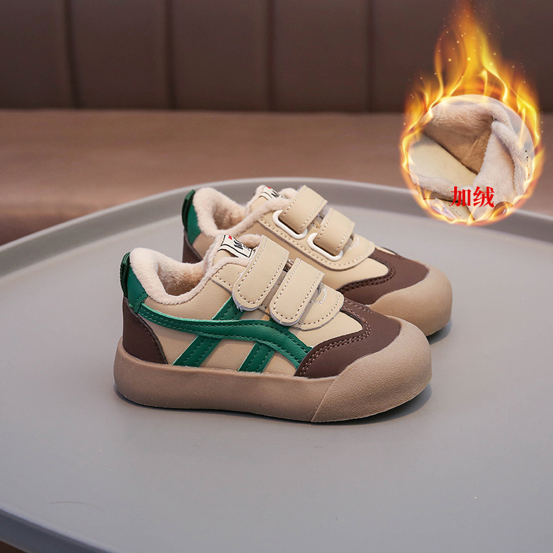 秋冬男童女童保暖软底加绒