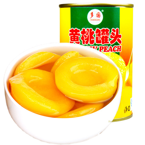 水果罐头黄桃新鲜黄桃罐头整箱