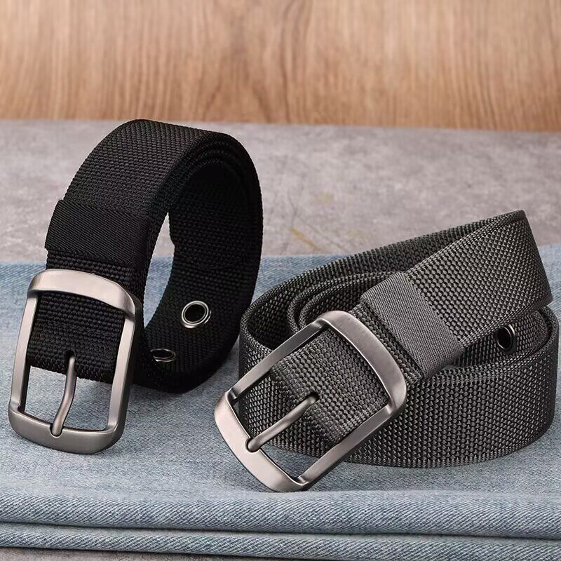 帆布腰带男女潮新款韩版休闲百搭青少年尼龙皮带学生户外牛仔裤带