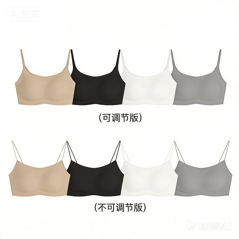 美洋MEIYANG 超短版爱豆内衣 人生系列~带胸垫杜邦莱卡抗菌