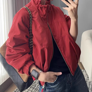 美洋MEIYANG 红包子鹅绒服 双头拉链~立领夹克羽绒服外套