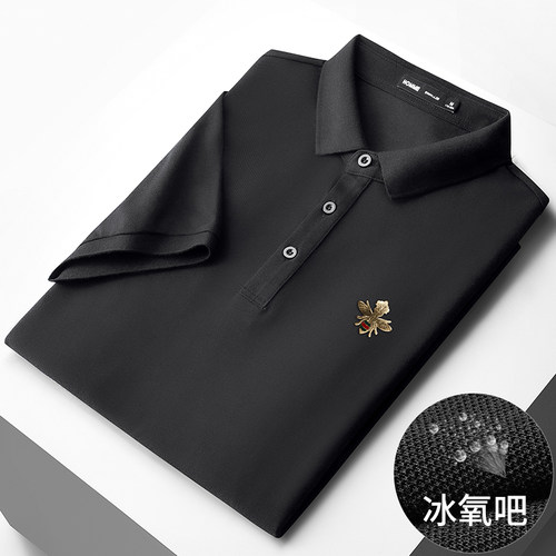 高端小蜜蜂polo衫男夏季短袖T恤
