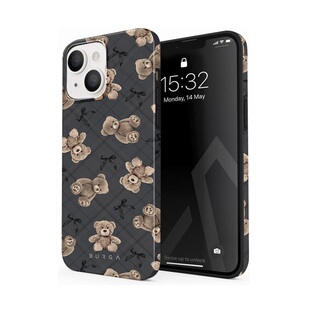BURGA适用苹果17promax手机壳新款液态硅胶iphone16超防摔15的保护套14镜头全包16plus情侣小众布尔熊13男女