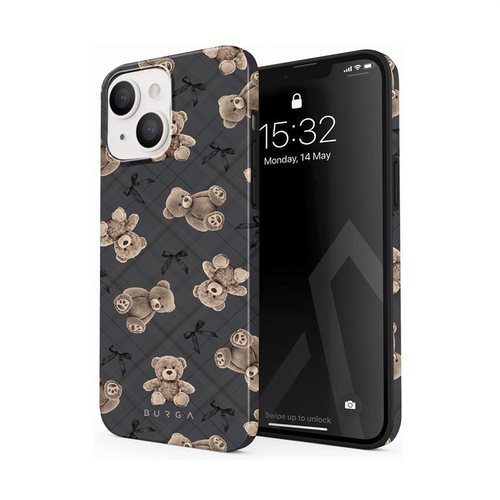 BURGA适用苹果17promax手机壳新款液态硅胶iphone16超防摔15的保护套14镜头全包16plus情侣小众布尔熊13男女