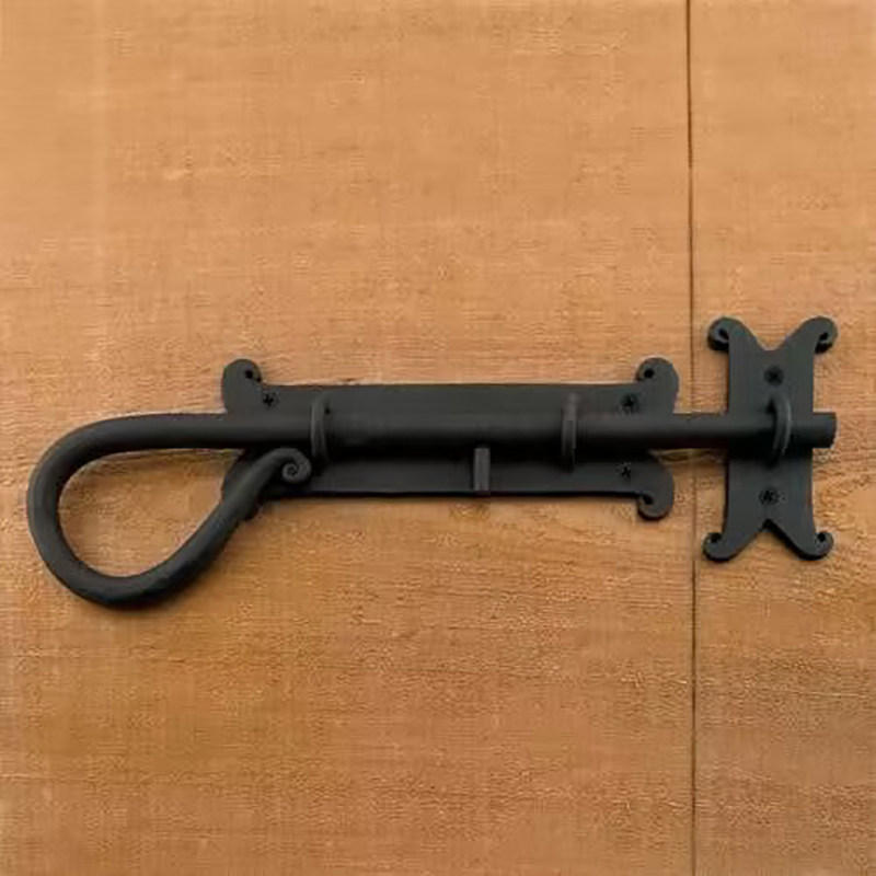 东际器物锻造锻铁门插销家具柜门插销门锁门栓窗户锁扣家装配件