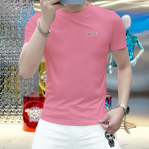 夏季薄款男士大码圆领短袖T恤