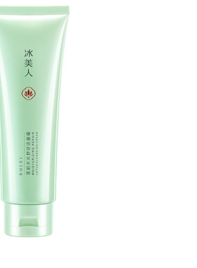 冰美人莲韵水光舒安洁面霜100g水润保湿泡沫洁面膏补水控油清爽
