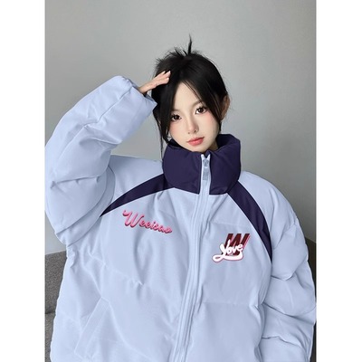 爆款奶呼呼羽绒棉服设计感外套