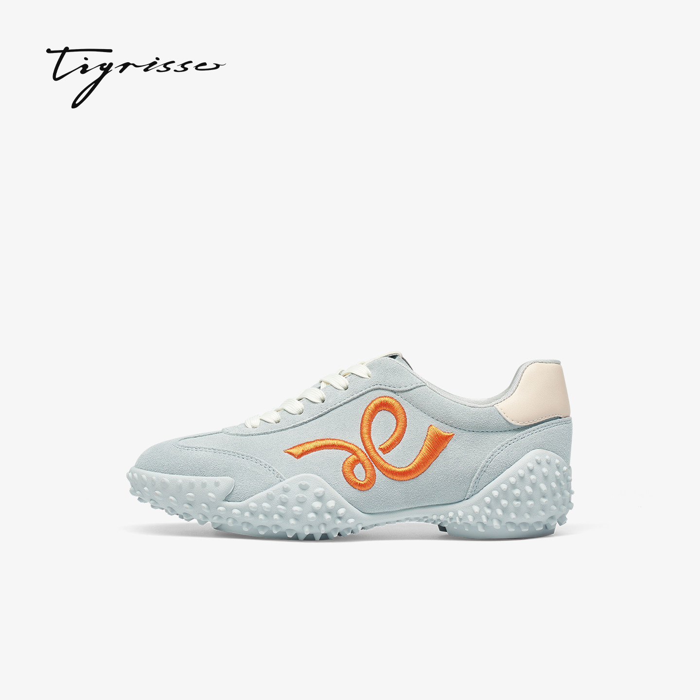 蹀愫邢菲同款跃动蝴蝶26年春新蓝色增高4赛车德训运动休闲板鞋,女鞋,德训鞋,淘宝优惠券,粉丝福利购,淘宝优惠卷