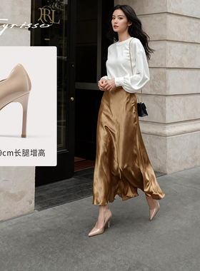 懂你蹀愫26年春季新款裸色尖头9cm高跟鞋通勤气质单鞋T76101A-01