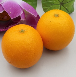 仿真水果橙子幼儿启蒙教育玩具静物写生家居摆件仿真新奇士橙子