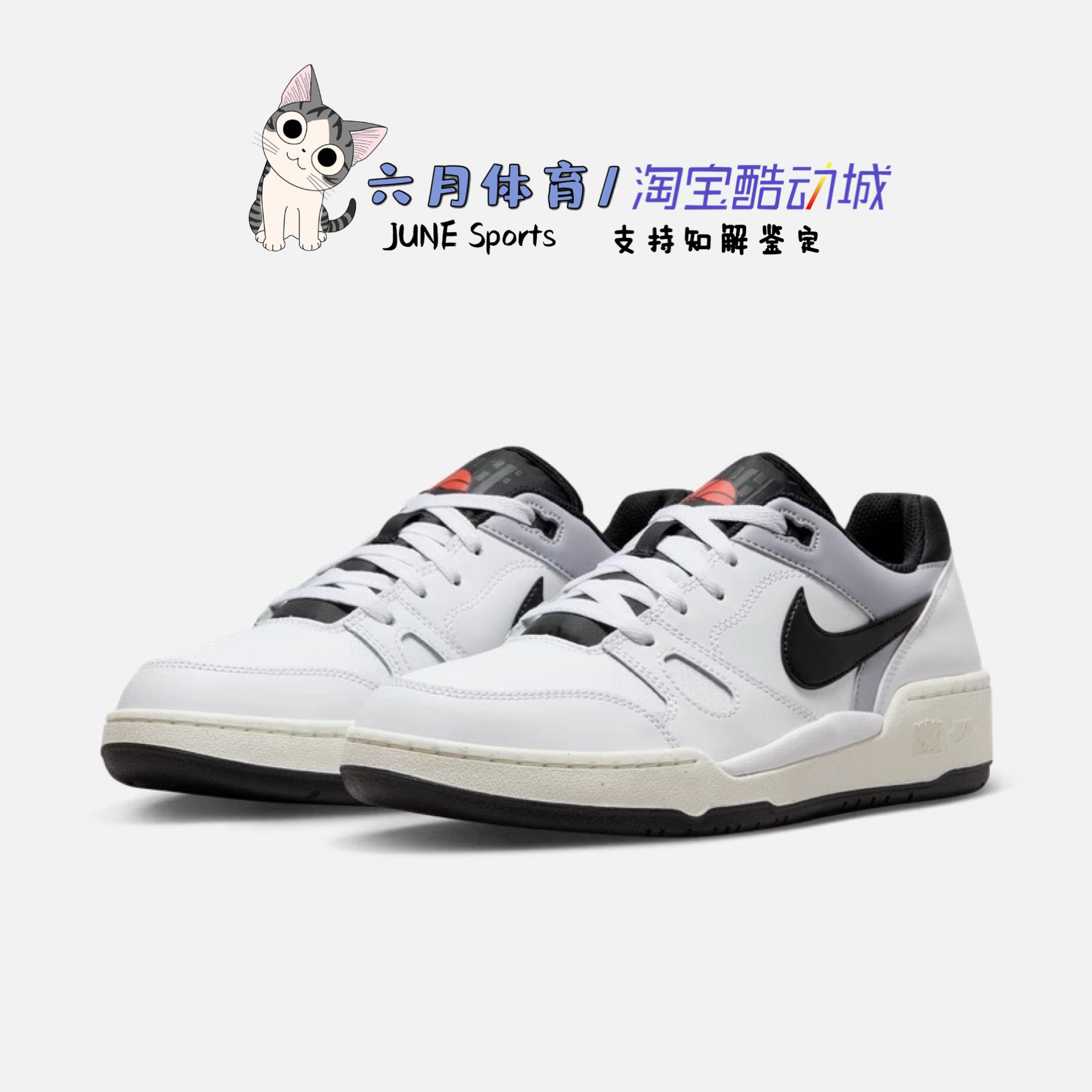 Nike耐克FULL FORCE LO简版小空军低帮复古百搭滑板鞋FB1362-101