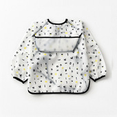 春夏宝宝吃饭兜罩衣婴儿防水反穿衣护衣儿童围兜男女孩画画衣饭兜