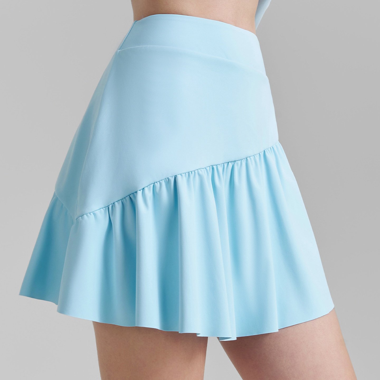 春夏新品防走光瑜伽短裙2026高腰荷叶边运动短裤a字百褶网球裙女,运动/瑜伽/健身/球迷用品,瑜伽短裙,淘宝优惠券,粉丝福利购,淘宝优惠卷