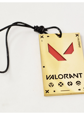 瓦洛兰特valorant瓦罗兰特实体黄铜纪念铭牌朋友新年春节生日礼品