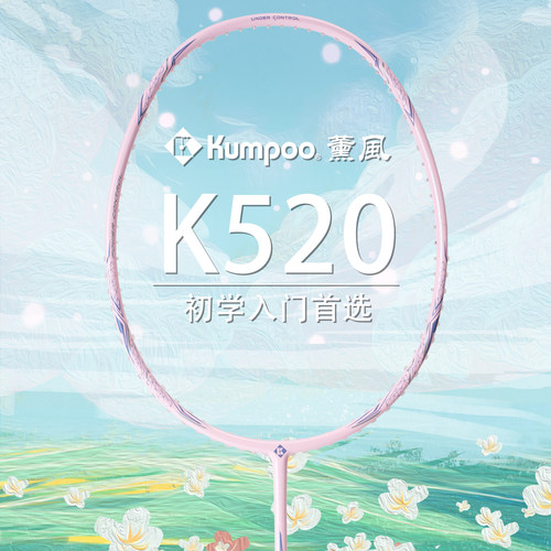 薰风K520羽毛球拍超轻全碳素球拍