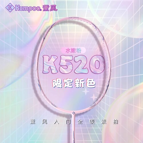 熏风K520全碳素正品初学羽毛球拍