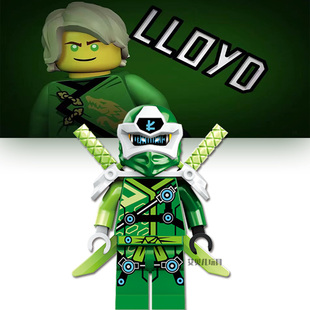 绝版劳埃德能量帝国积木人仔幻影忍者拼装玩具街机杰凯寇数码12季