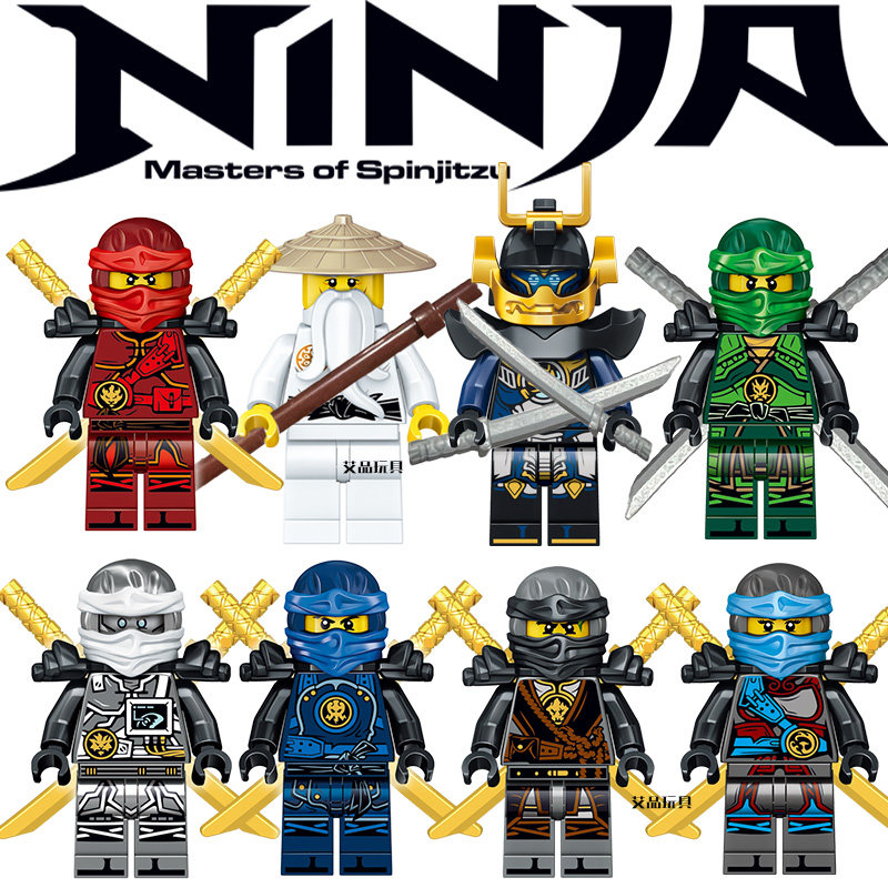 第7季时空双子分子兼容乐高幻影忍者积木人仔吴大师智玩具皮克莎6