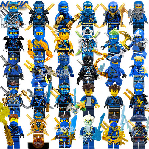 JAY杰暗黑初代-19季合集拼神龙崛起积木玩具国产幻影忍者配件头发