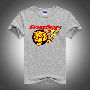 广东宏远篮球T恤短袖春夏装休闲服全棉球迷加油定制球衣球服上衣