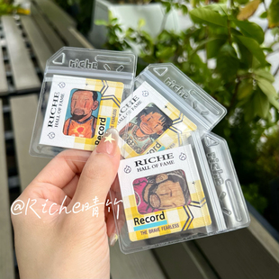 欧文杜兰特Q版篮球光栅闪卡动态卡球星球员卡套包挂件包球迷礼物