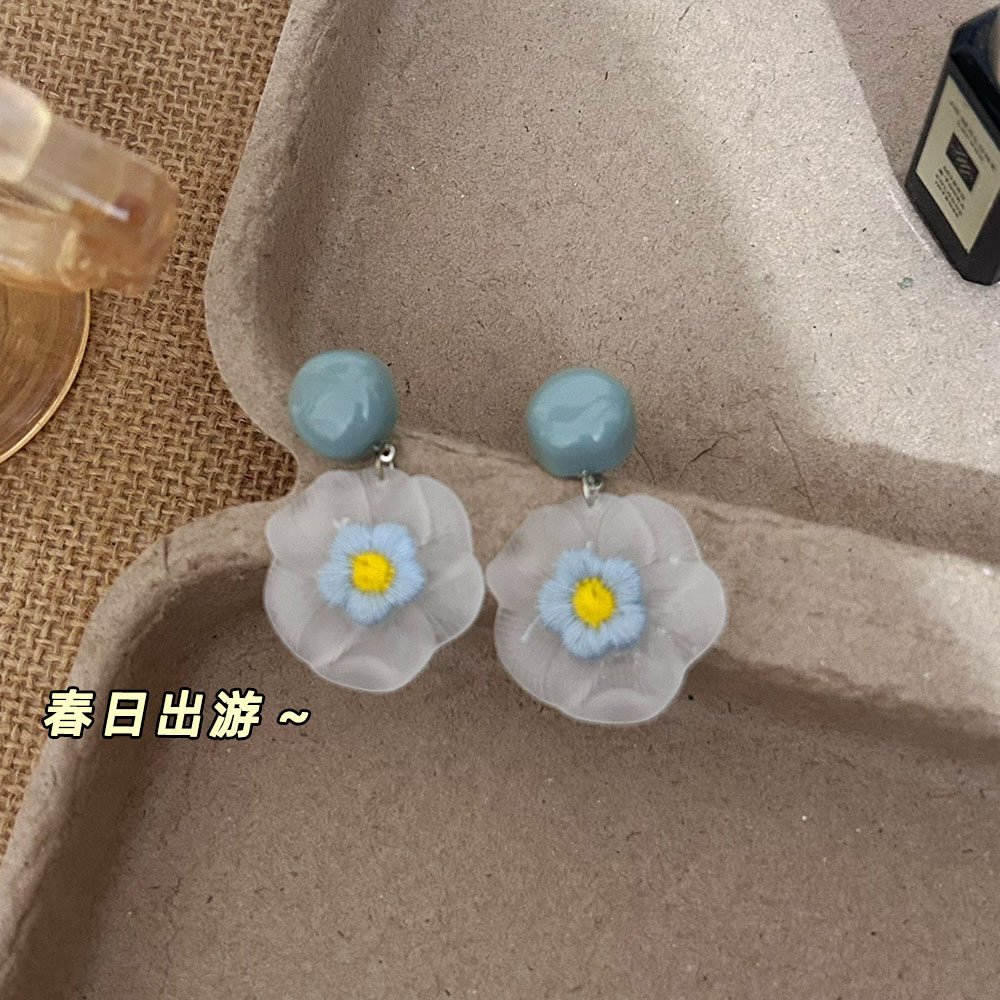 【实拍】温柔甜美度假风花瓣耳环