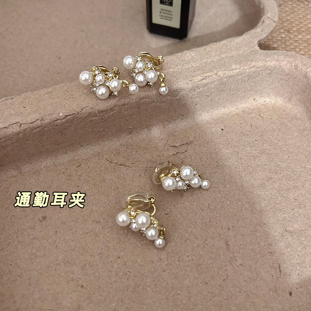 【实拍】复古温柔通勤珍珠耳夹