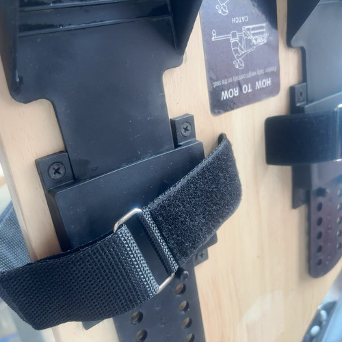 69x3.8cm液压电磁风阻水阻划船机脚踏板绑带动感单车脚套固定绑带