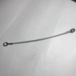 踏步機(jī)鋼絲繩全長(zhǎng)35 38cm健身踏步機(jī)配件套硅膠管不銹鋼絲繩鎖