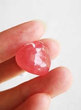 天然阿根廷招桃花恋爱红纹石吊坠