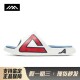 一字拖鞋 静音 女 一字型 匹克 春夏秋 平跟 LOLO EVA 白色