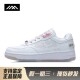 白色 LOLO 板鞋 通用 平跟 李宁 系带 女 四季 低帮 圆头