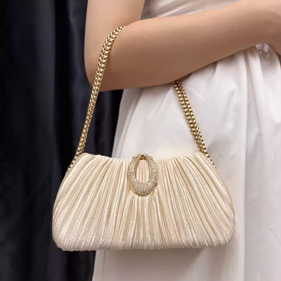 高级感小众新娘包晚宴包女手拿包名媛礼服包结婚喜妈妈婆婆手提包