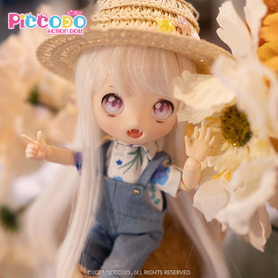 可动人偶素头娃头12分1 喵叽头 12bjd头 原创正版 Piccodo现货