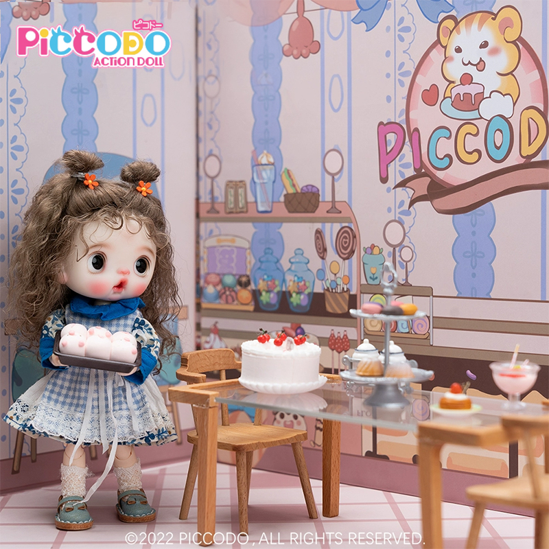Piccodo背景板12分bjd棉花娃娃