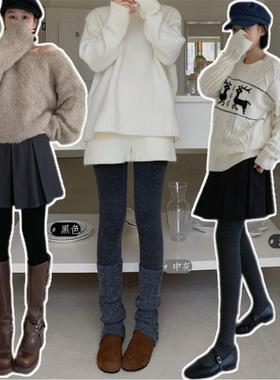 557#Miss Cactus海岛棉微压收腹提臀款打底裤发热绒显瘦高连裤袜