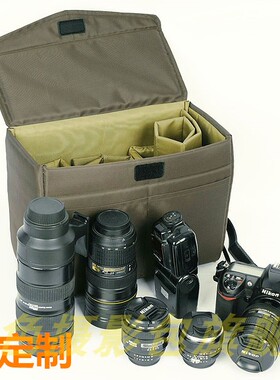 手工简约定制 摄影包单反相机内胆包收纳包 防震防水加厚 款 专拍
