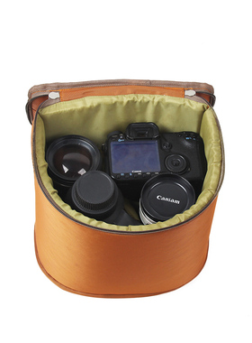 登山旅行摄影包行李箱半圆型内胆适用于数码单反相机分隔卷帘收纳