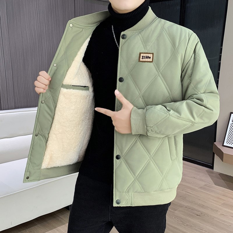 青少年秋冬季加绒加厚棉衣内胆男孩大童初中学生保暖内搭校服神器