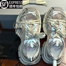 香港正品旗舰版巴黎3xl老爹鞋男女款九代做旧爆款增高厚底运动鞋