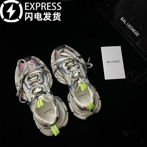 香港专柜正品做旧巴黎3xl老爹鞋男女款九代情侣运动休闲厚底鞋潮