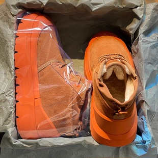 加绒加厚保暖棉鞋 冬季 潮 羊皮毛一体雪地靴男女款 塔斯曼王一博同款