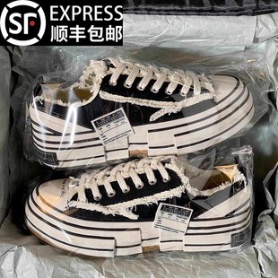 男女款 乞丐鞋 2025新款 冬季 潮 官方正品 厚底增高休闲帆布鞋 建豪同款