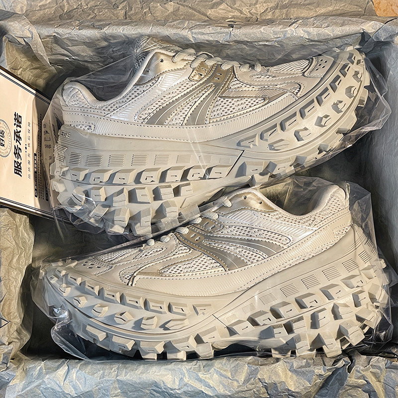 莆田正品旗舰店轮胎鞋做旧老爹鞋男款女2026新款厚底休闲运动鞋潮,流行男鞋,老爹鞋,淘宝优惠券,粉丝福利购,淘宝优惠卷