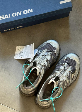 官方正品户外登山鞋男女款2025新款XT-6厚底老爹鞋情侣休闲运动鞋