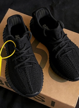 OG YEEZY奢椰子鞋350黑武士男款女2026新款休闲情侣透气运动鞋潮