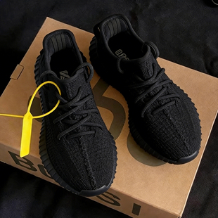 OG YEEZY奢椰子鞋350黑武士男款女2026新款休闲情侣透气运动鞋潮